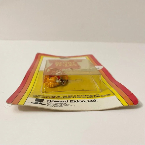 Vintage 1982 Shirt Tales The Tiger Plastic Necklace Hallmark Cards Damaged - Picture 10 of 15